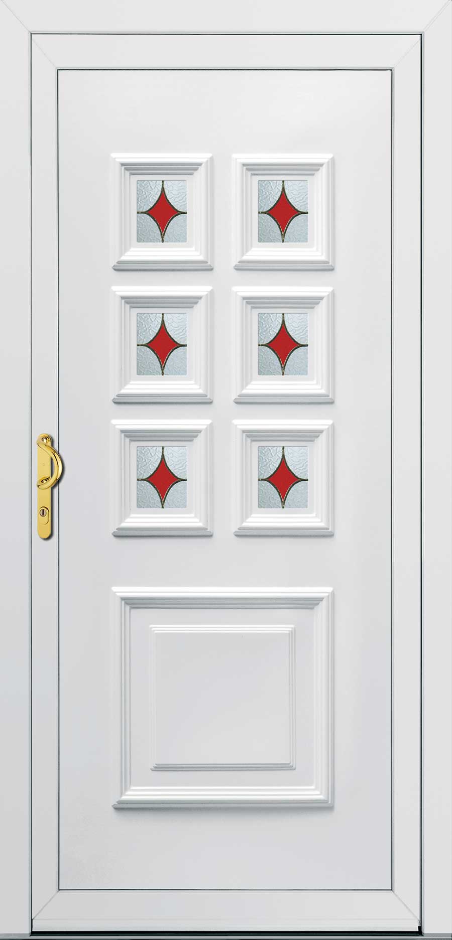 Panel uși intrare PVC gama Classic - model 10-NANTES