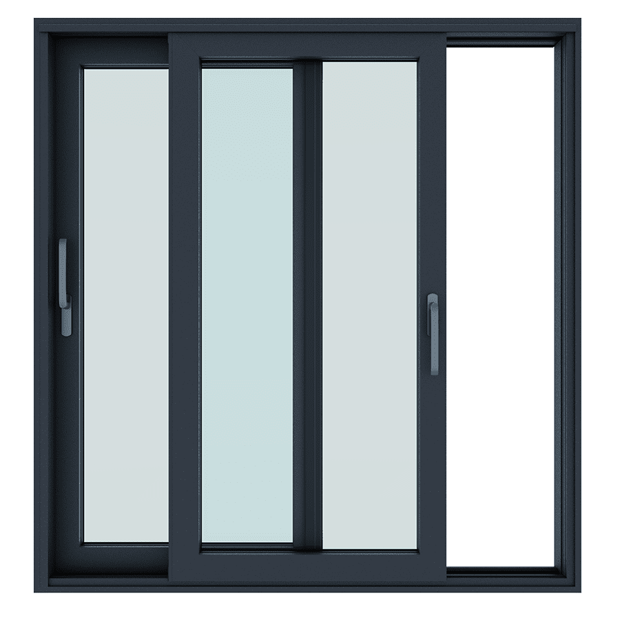 Ușă Culisantă cu ridicare din Aluminiu Paysage 6Stars deschisă