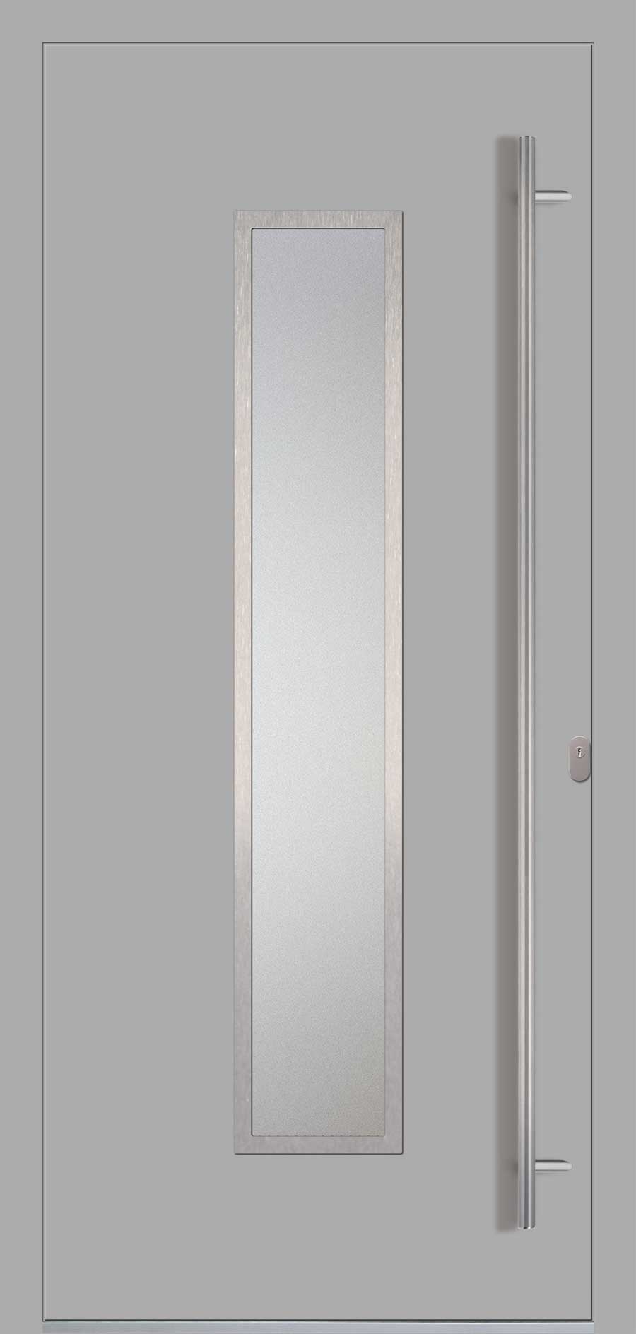 Panel uși intrare Aluminiu Gama Modern - model QF-AL-02 DUBLIN