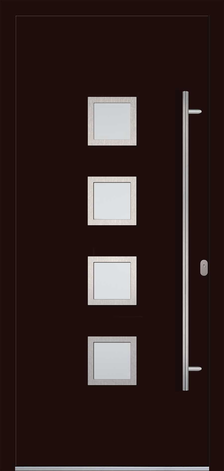 Panel uși intrare Aluminiu Gama Modern - model QF-AL-05 PANAMA