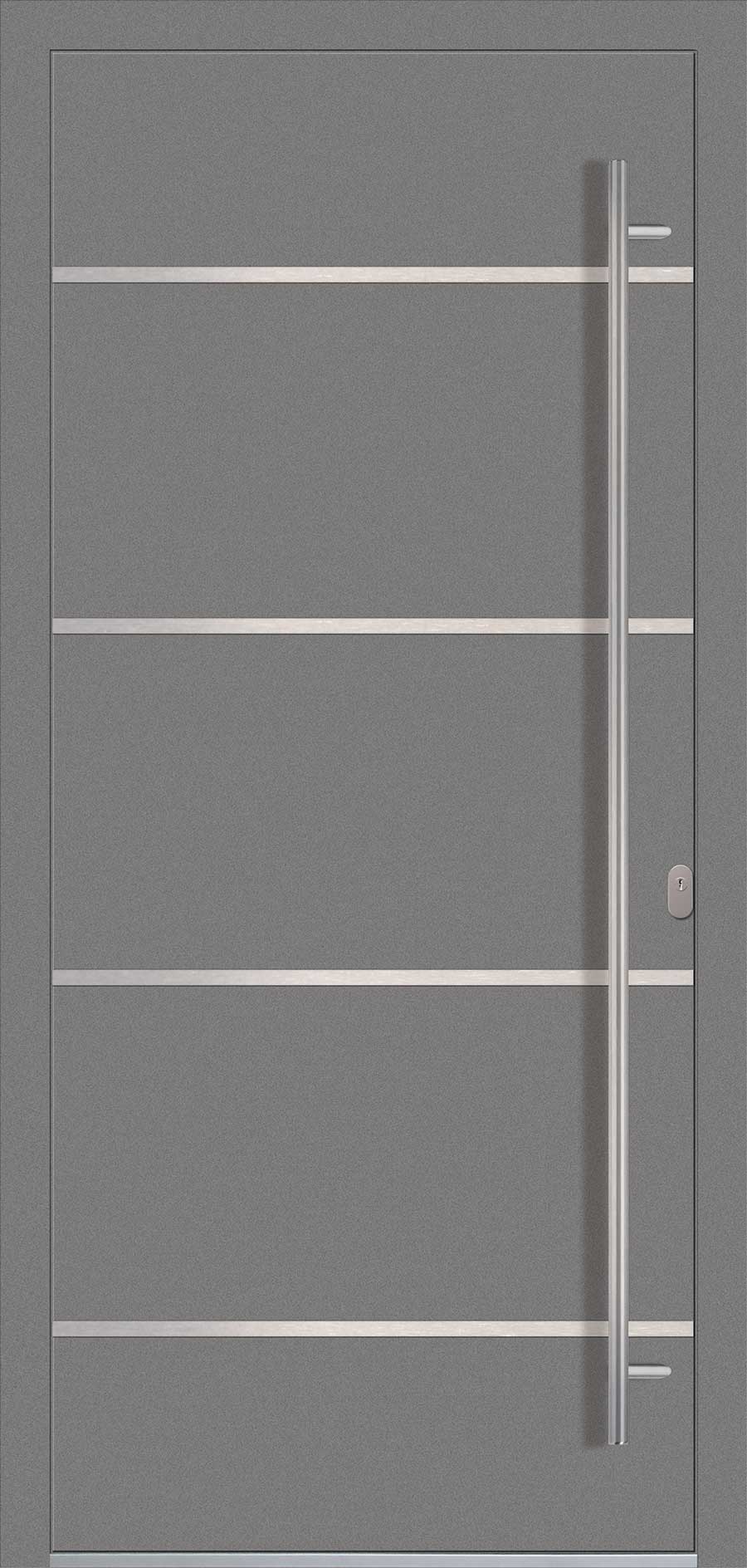 Panel uși intrare Aluminiu Gama Modern - model QF-AL-09 OSLO