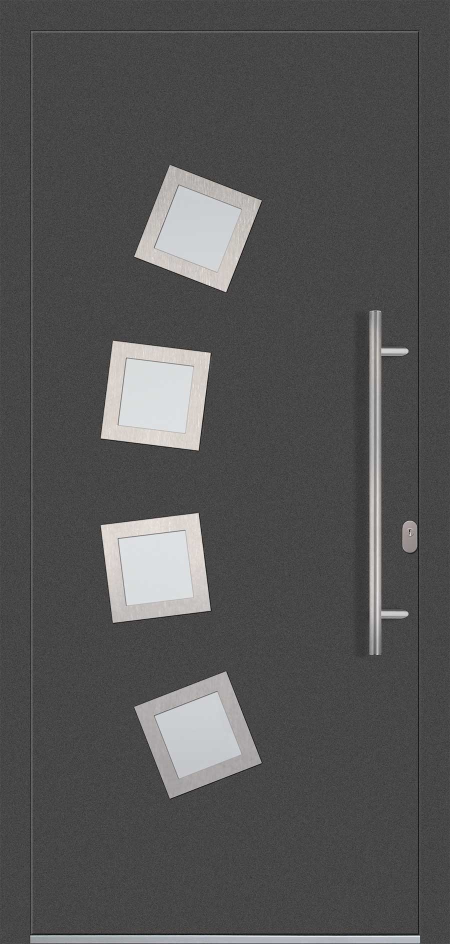 Panel uși intrare Aluminiu Gama Modern - model QF-AL-14 CAIRO