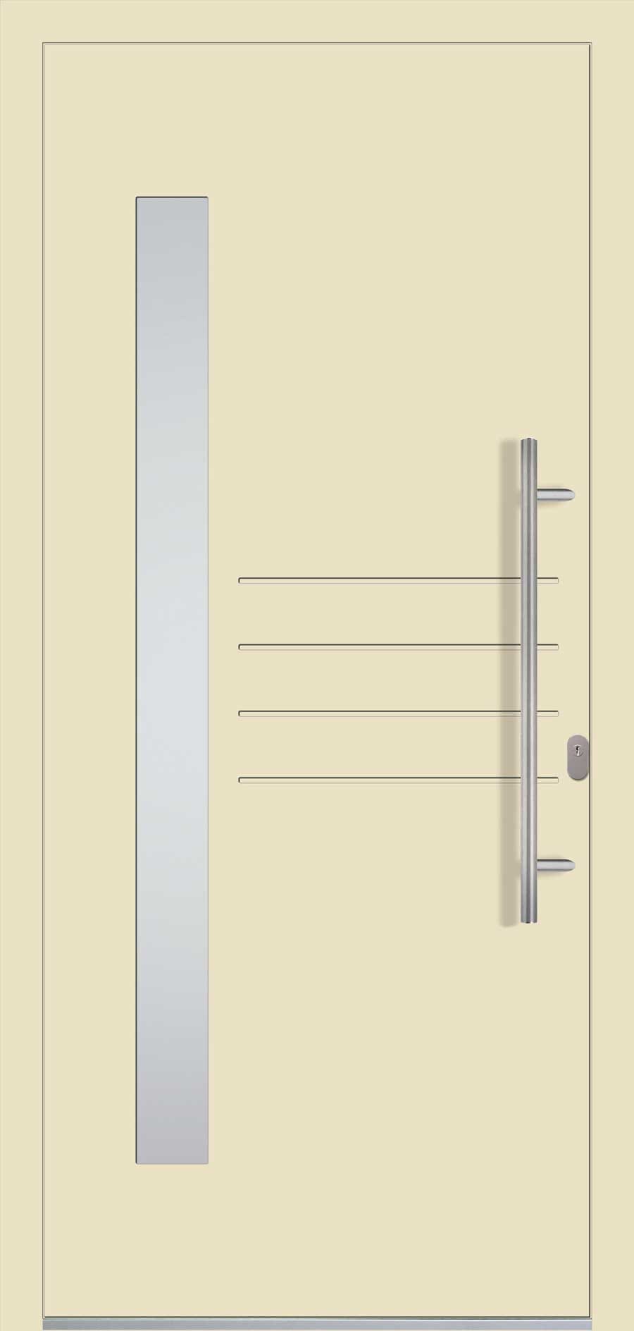 Panel uși intrare Aluminiu Gama Modern - model QF-AL-33 LOS-ANGELES