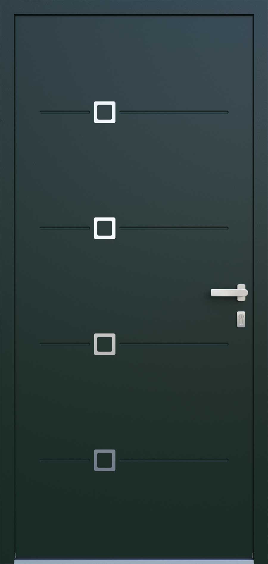 Panel uși intrare Aluminiu Gama Modern - model QF-AL-40 NEW-YORK