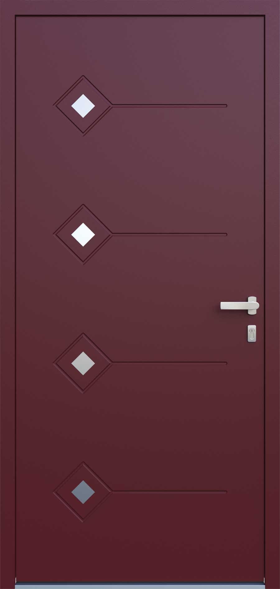 Panel uși intrare Aluminiu Gama Modern - model QF-AL-42 BARCELONA