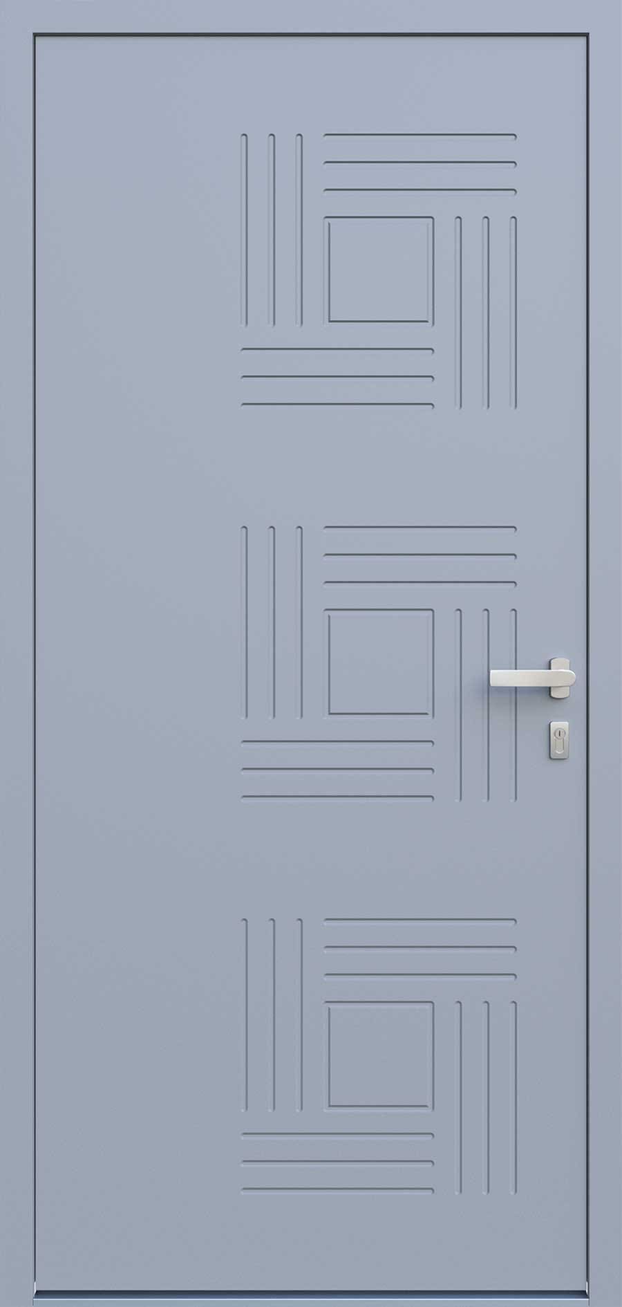 Panel uși intrare Aluminiu Gama Modern - model QF-AL-45 STOCKHOLM