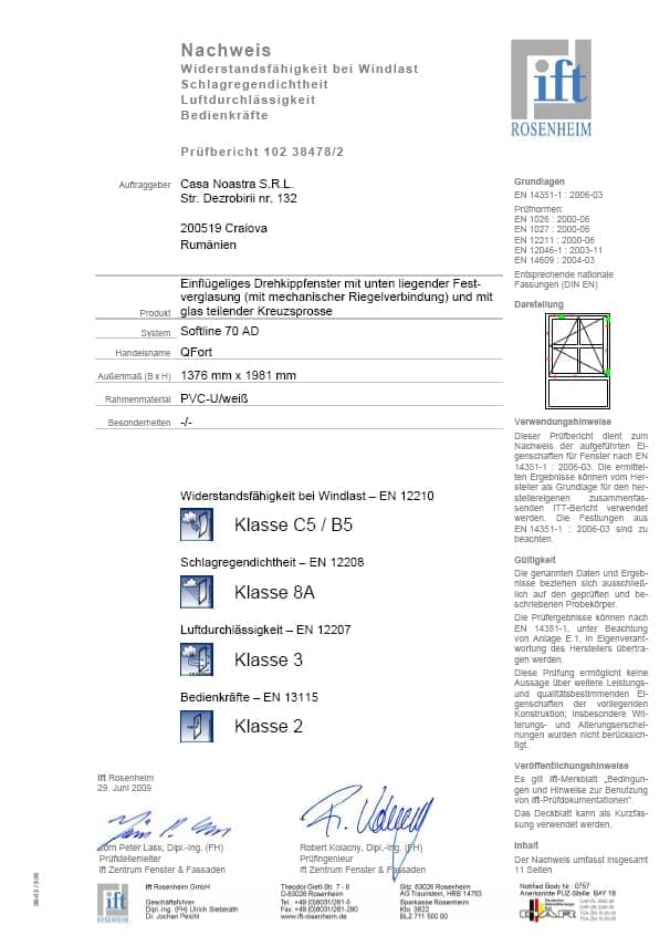 Certificato-ITT-Finestra-5Stars-con-1-anta