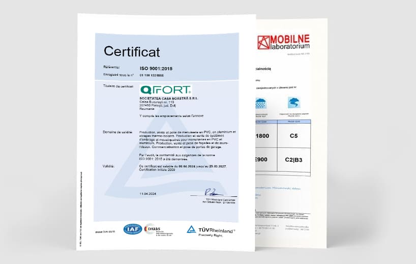 Qualité certifiée